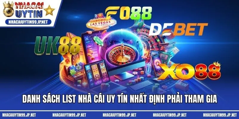 Danh sách list nhà cái uy tín nhất định phải tham gia