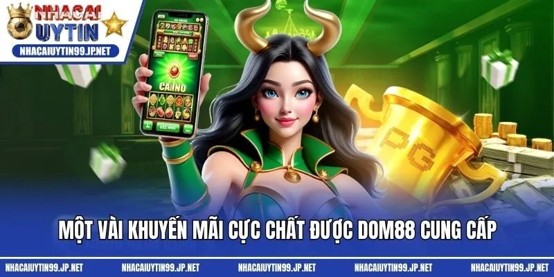 Một vài khuyến mãi cực chất được Dom88 cung cấp